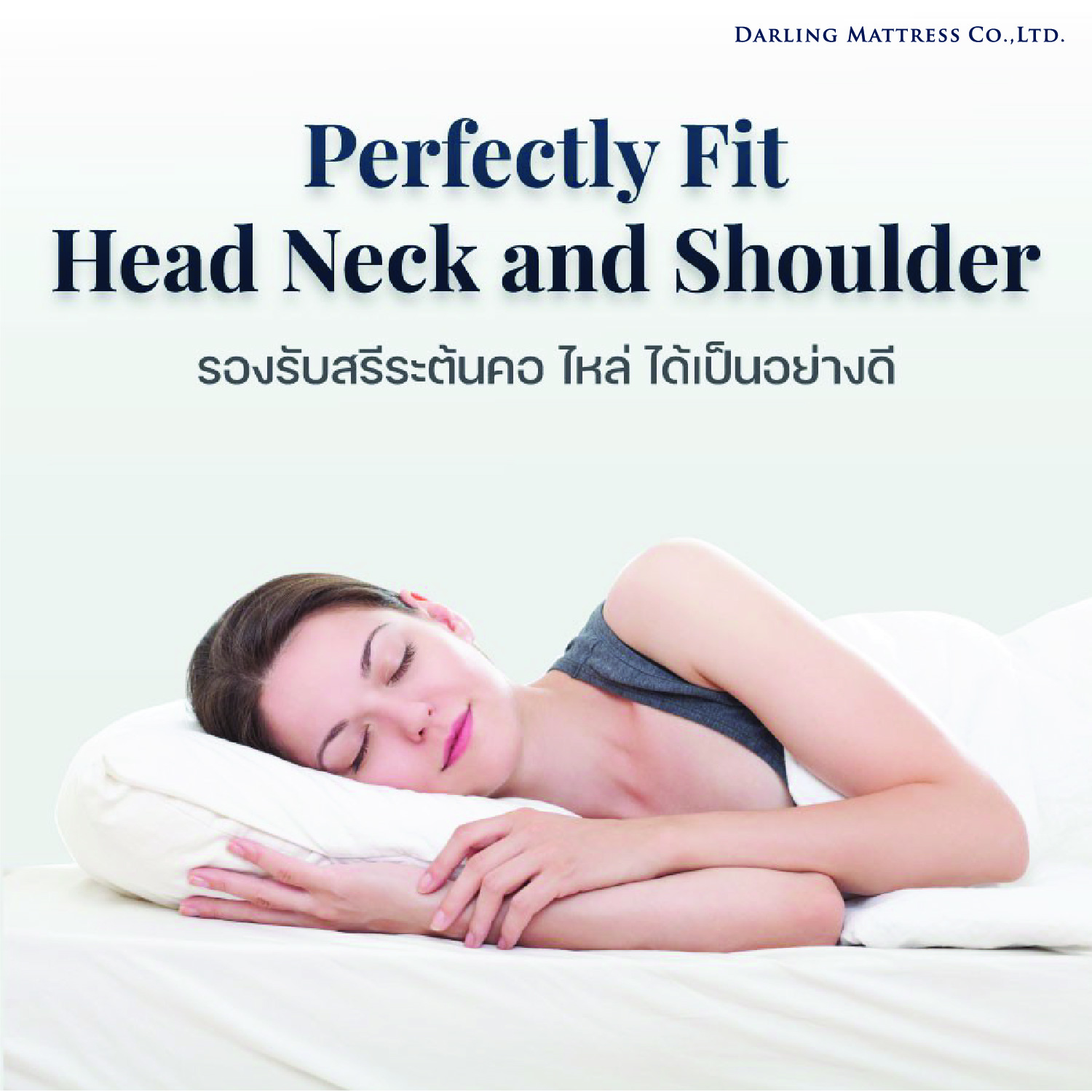 หมอนหนุน DARLING MATTRESS รุ่นขนห่านเทียมนาโนเจล_4